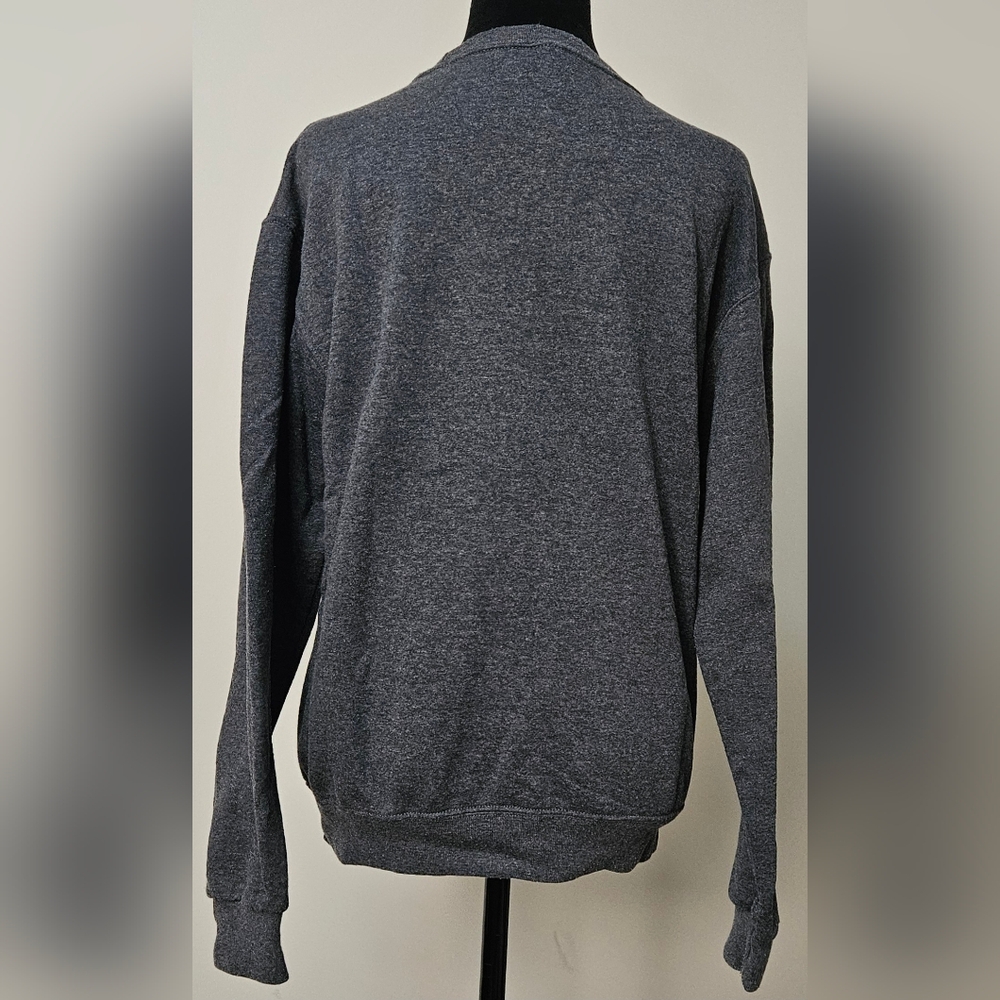 Disney Epcot Theme "World Traveler" Dark Gray Crew Neck Sweatshirt- Size S - Picture 2 of 2